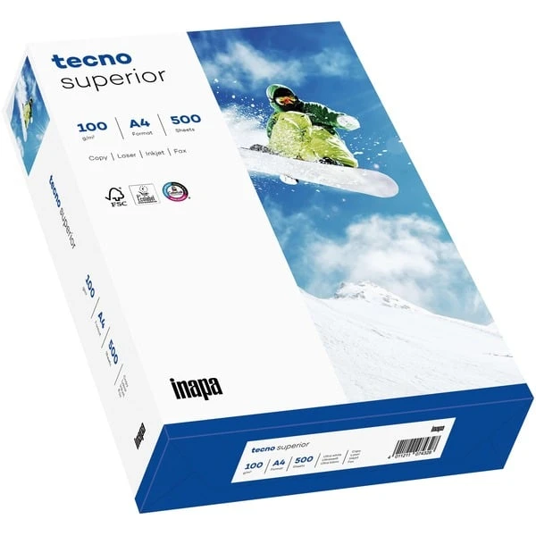 Inapa Tecno Superior 100g 210x297 R, Papier 3 Inapa Tecno Superior 100g 210x297 R, Papier