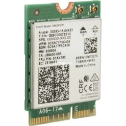 Intel® Dual Band WLAN-AC 9462 M.2, WLAN-Adapter
