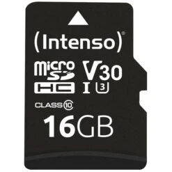 Intenso 16 GB MicroSDHC, Speicherkarte -Asus || HP || Digitus Verkäufe Intenso 16 GB microSDHC Speicherkarte@@1256265 2