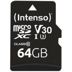 Intenso 64 GB MicroSDXC, Speicherkarte -Asus || HP || Digitus Verkäufe Intenso 64 GB microSDXC Speicherkarte@@1256270 2