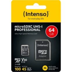 Intenso 64 GB MicroSDXC, Speicherkarte -Asus || HP || Digitus Verkäufe Intenso 64 GB microSDXC Speicherkarte@@1256270 3