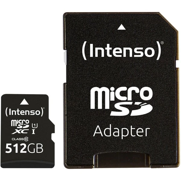 Intenso Premium 512 GB MicroSDXC, Speicherkarte 3 Intenso Premium 512 GB MicroSDXC, Speicherkarte