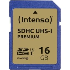 Intenso SDHC 16 GB Class 10 UHS-I, Speicherkarte
