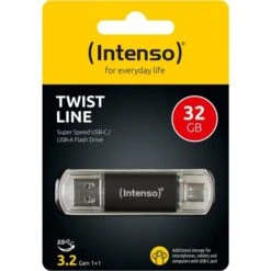 Intenso Twist Line 32 GB, USB-Stick 10 Intenso Twist Line 32 GB, USB-Stick -Asus || HP || Digitus Verkäufe Intenso Twist Line 32 GB USB Stick@@1795842 2