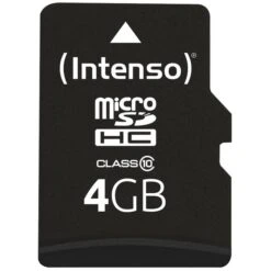 Intenso MicroSDHC 4 GB, Speicherkarte -Asus || HP || Digitus Verkäufe Intenso microSDHC 4 GB Speicherkarte@@1085614 2