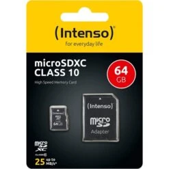 Intenso MicroSDXC 64 GB, Speicherkarte 9 Intenso MicroSDXC 64 GB, Speicherkarte -Asus || HP || Digitus Verkäufe Intenso microSDXC 64 GB Speicherkarte@@1108879 3