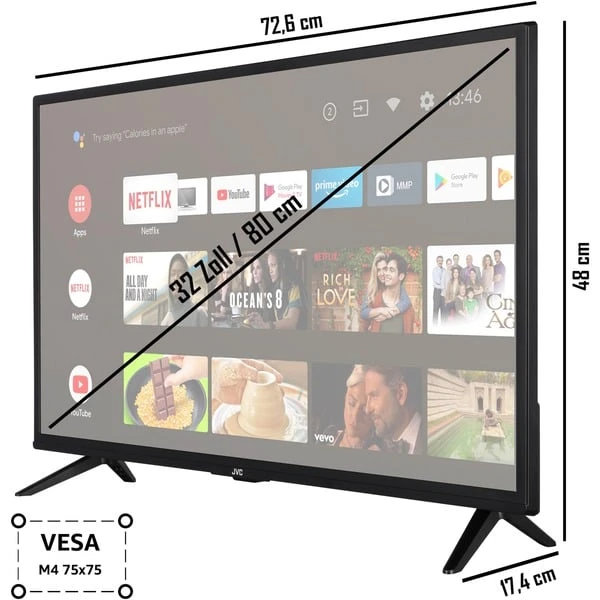 JVC LT-32VAF3255, LED-Fernseher 5 JVC LT-32VAF3255, LED-Fernseher – Bild 3
