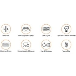 Keychron K3 Version 2, Gaming-Tastatur -Asus || HP || Digitus Verkäufe Keychron K3 Version 2 Gaming Tastatur@@1785731 4