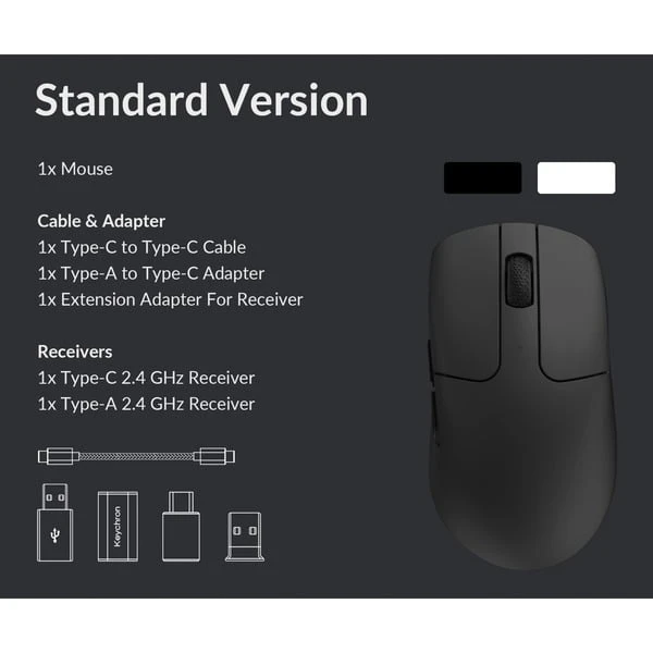 Keychron M2 Mini Wireless, Gaming-Maus 18 Keychron M2 Mini Wireless, Gaming-Maus – Bild 16