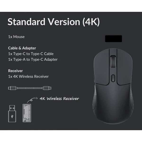 Keychron M3 Wireless 4K-Version, Gaming-Maus 9 Keychron M3 Wireless 4K-Version, Gaming-Maus – Bild 7