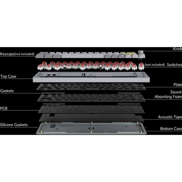 Keychron Q9 Barebone ISO Knob, Gaming-Tastatur 7 Keychron Q9 Barebone ISO Knob, Gaming-Tastatur – Bild 5