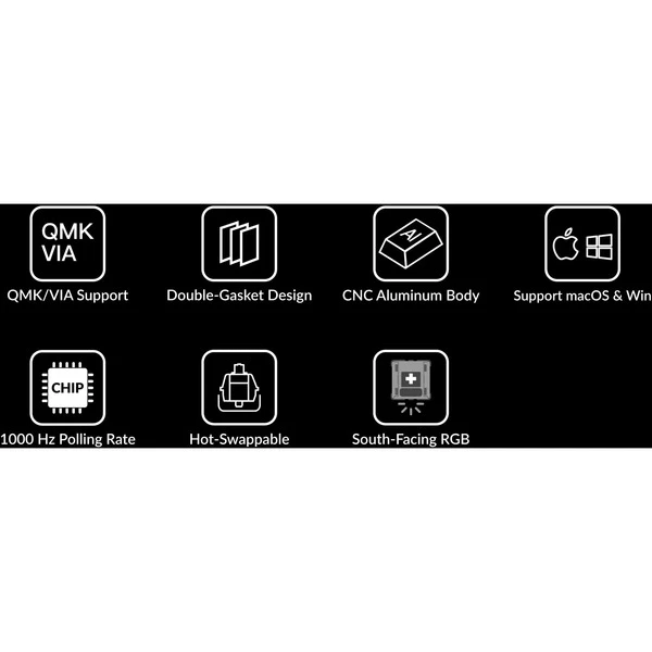 Keychron Q9 Barebone ISO Knob, Gaming-Tastatur 12 Keychron Q9 Barebone ISO Knob, Gaming-Tastatur – Bild 10