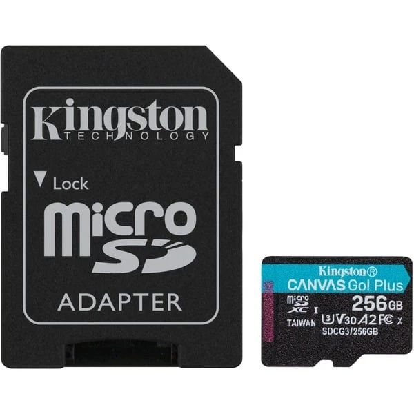 Kingston Canvas Go! Plus 256 GB MicroSDXC, Speicherkarte 4 Kingston Canvas Go! Plus 256 GB MicroSDXC, Speicherkarte – Bild 2