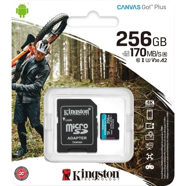 Kingston Canvas Go! Plus 256 GB MicroSDXC, Speicherkarte 5 Kingston Canvas Go! Plus 256 GB MicroSDXC, Speicherkarte – Bild 3