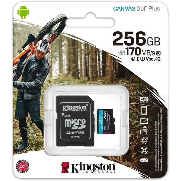 Kingston Canvas Go! Plus 256 GB MicroSDXC, Speicherkarte 8 Kingston Canvas Go! Plus 256 GB MicroSDXC, Speicherkarte – Bild 6