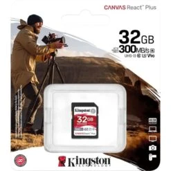 Kingston Canvas React Plus 32 GB SDHC, Speicherkarte -Asus || HP || Digitus Verkäufe Kingston Canvas React Plus 32 GB SDHC Speicherkarte@@1838113 2