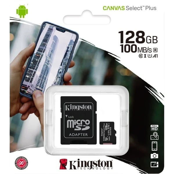 Kingston Canvas Select Plus 128 GB MicroSDXC, Speicherkarte 5 Kingston Canvas Select Plus 128 GB MicroSDXC, Speicherkarte – Bild 3