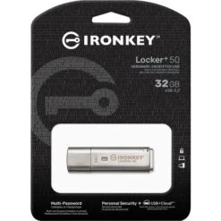 Kingston IronKey Locker+ 50 32 GB, USB-Stick -Asus || HP || Digitus Verkäufe Kingston IronKey Locker 50 32 GB USB Stick@@1853643 34