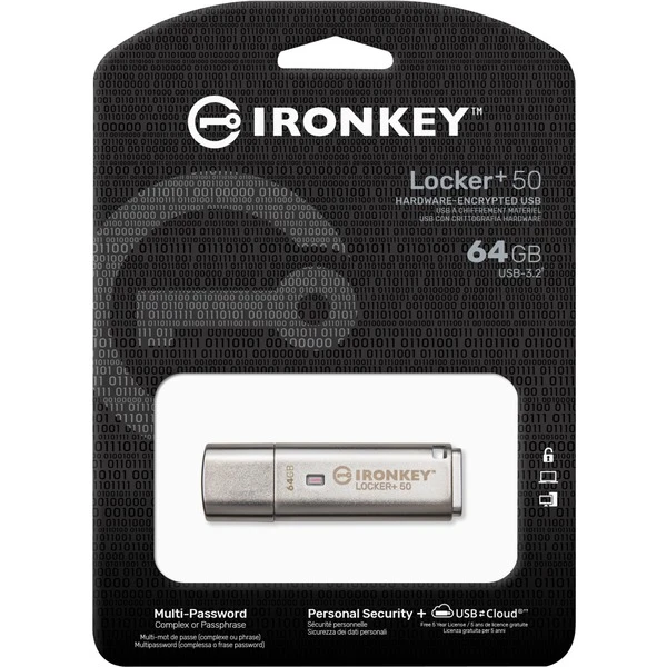 Kingston IronKey Locker+ 50 64 GB, USB-Stick 7 Kingston IronKey Locker+ 50 64 GB, USB-Stick – Bild 5