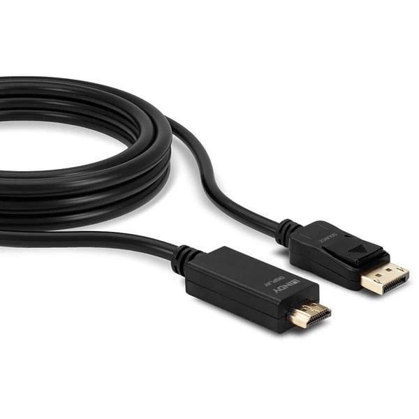 Lindy Adapterkabel DisplayPort > HDMI 10,2 Gbit/s 5 Lindy Adapterkabel DisplayPort > HDMI 10,2 Gbit/s – Bild 3