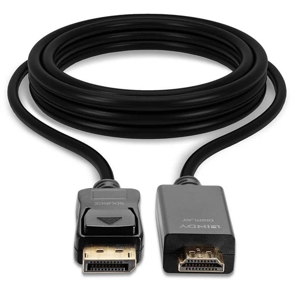 Lindy Adapterkabel DisplayPort > HDMI 10,2 Gbit/s 7 Lindy Adapterkabel DisplayPort > HDMI 10,2 Gbit/s – Bild 5