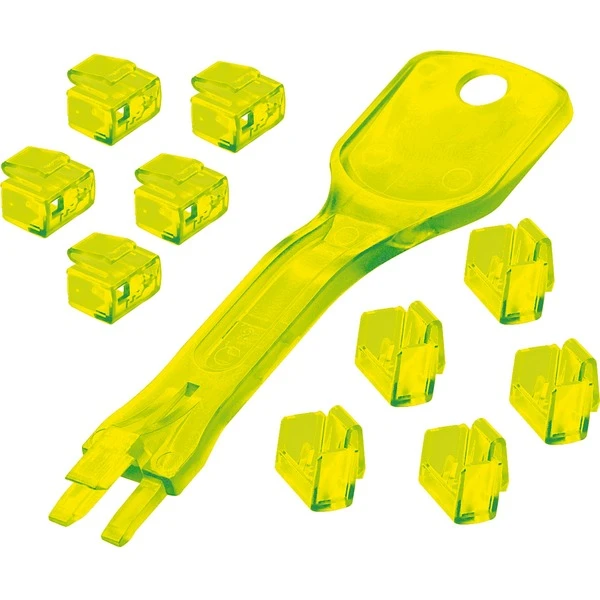 Lindy RJ45 Port Schloss (10 Stück) Mit Schlüssel, Diebstahlschutz