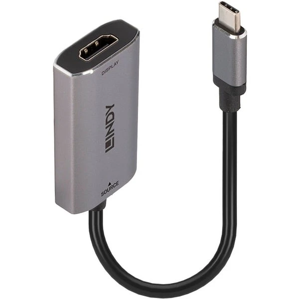 Lindy USB Konverter 8K60, USB-C Stecker > HDMI Buchse 6 Lindy USB Konverter 8K60, USB-C Stecker > HDMI Buchse – Bild 4