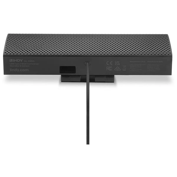 Lindy USB Typ A 4K30 Konferenz-Soundbar & Kamera, Webcam – Bild 4