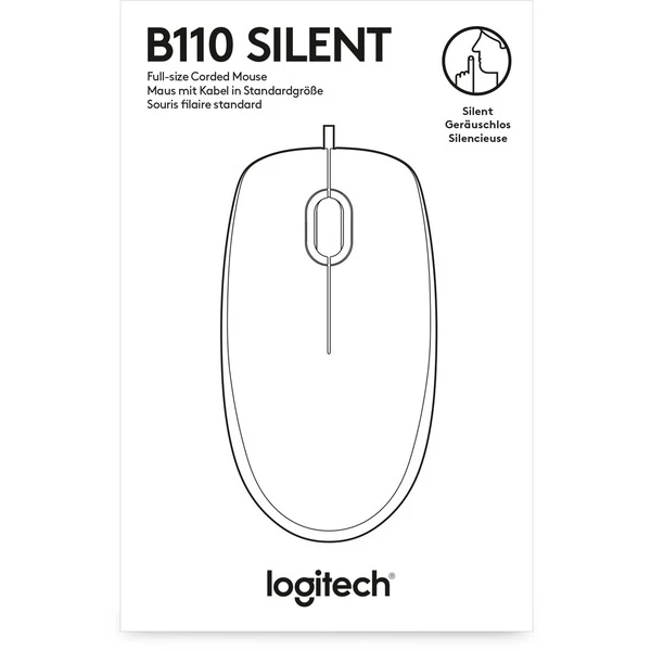 Logitech B110 Silent, Maus 7 Logitech B110 Silent, Maus – Bild 5