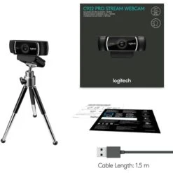 Logitech C922 Pro Stream Webcam -Asus || HP || Digitus Verkäufe Logitech C922 Pro Stream Webcam@@1301784 10