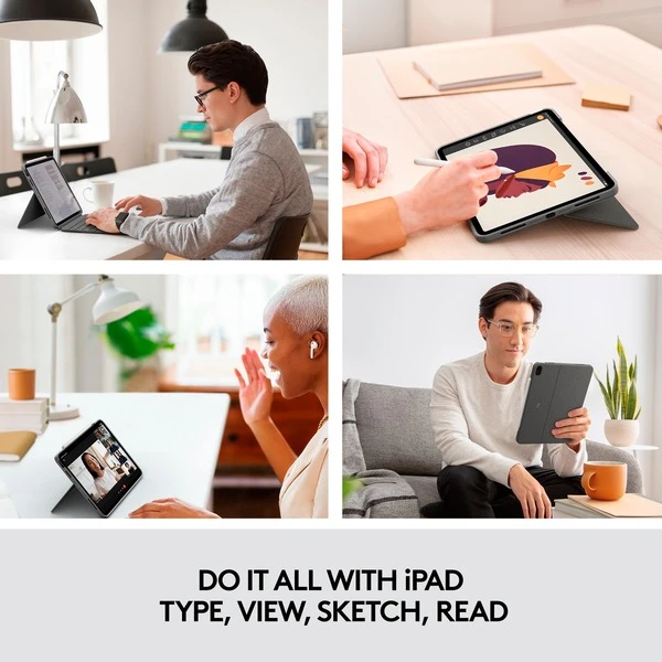 Logitech Combo Touch Für IPad Air (4./5. Generation), Tastatur – Bild 2