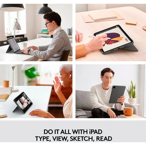 Logitech Combo Touch Für IPad Pro 11 Zoll (1./2./3./4. Generation), Tastatur – Bild 2