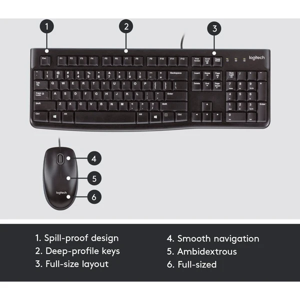 Logitech Desktop MK120, Desktop-Set 8 Logitech Desktop MK120, Desktop-Set – Bild 6