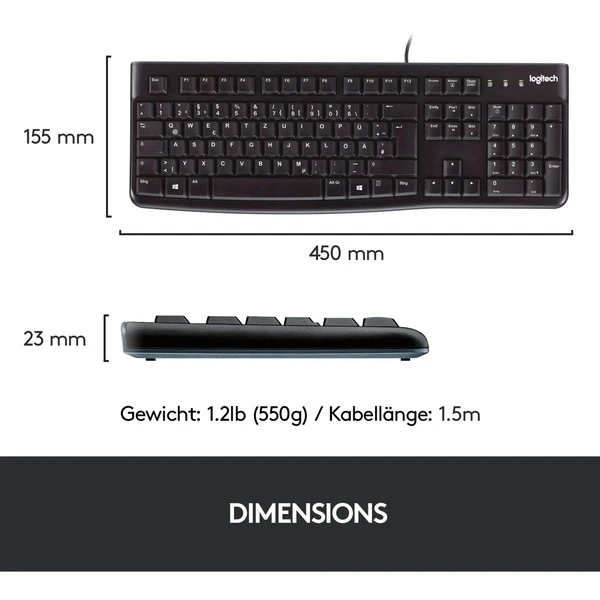Logitech Desktop MK120, Desktop-Set 11 Logitech Desktop MK120, Desktop-Set – Bild 9