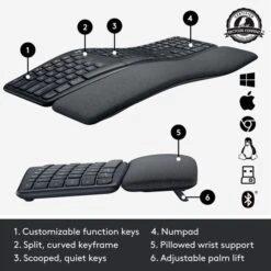 Logitech ERGO K860, Tastatur -Asus || HP || Digitus Verkäufe Logitech ERGO K860 Tastatur@@1615135 5