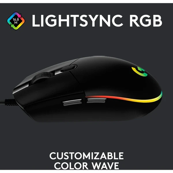Logitech G203 LIGHTSYNC, Gaming-Maus 4 Logitech G203 LIGHTSYNC, Gaming-Maus – Bild 2