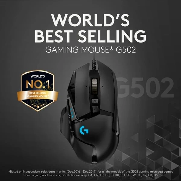Logitech G502 HERO, Gaming-Maus 4 Logitech G502 HERO, Gaming-Maus – Bild 2