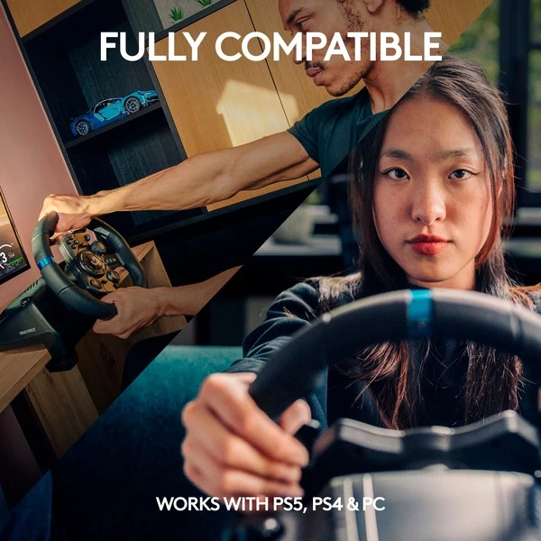 Logitech G923 TRUEFORCE PS4/PS5, Lenkrad 5 Logitech G923 TRUEFORCE PS4/PS5, Lenkrad – Bild 3