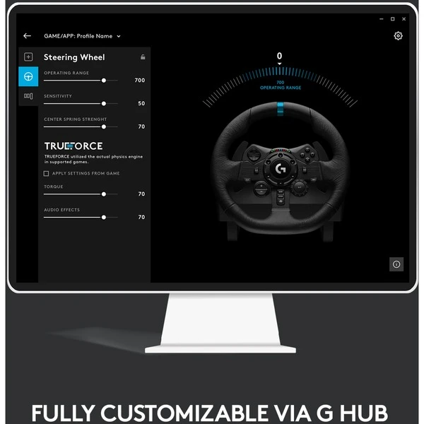 Logitech G923 TRUEFORCE PS4/PS5, Lenkrad 11 Logitech G923 TRUEFORCE PS4/PS5, Lenkrad – Bild 9
