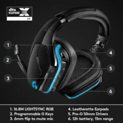 Logitech G935, Gaming-Headset 17 Logitech G935, Gaming-Headset -Asus || HP || Digitus Verkäufe Logitech G935 Gaming Headset@@1513612 5