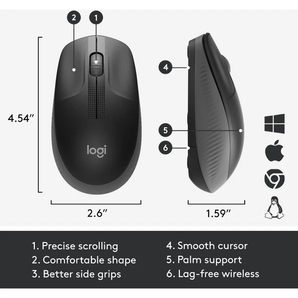 Logitech M190, Maus 7 Logitech M190, Maus – Bild 5