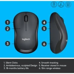 Logitech M220 Silent, Maus -Asus || HP || Digitus Verkäufe Logitech M220 Silent Maus@@1294830 5