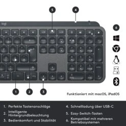 Logitech MX Keys Combo For Business Gen 2, Desktop-Set 17 Logitech MX Keys Combo For Business Gen 2, Desktop-Set -Asus || HP || Digitus Verkäufe Logitech MX Keys Combo for Business Gen 2 Desktop Set@@1903213 5