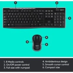 Logitech Wireless Combo MK270, Set 19 Logitech Wireless Combo MK270, Set -Asus || HP || Digitus Verkäufe Logitech Wireless Combo MK270 Set@@1092672 5