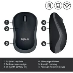 Logitech Wireless Mouse M185, Maus -Asus || HP || Digitus Verkäufe Logitech Wireless Mouse M185 Maus@@891006 3