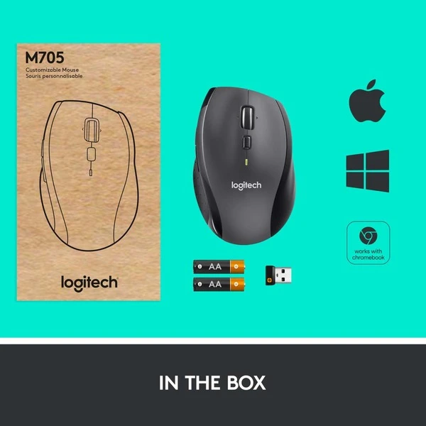 Logitech Wireless Mouse M705, Maus 11 Logitech Wireless Mouse M705, Maus – Bild 9