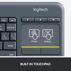 Logitech Wireless Touch Keyboard K400 Plus, Tastatur -Asus || HP || Digitus Verkäufe Logitech Wireless Touch Keyboard K400 Plus Tastatur@@1209601 4