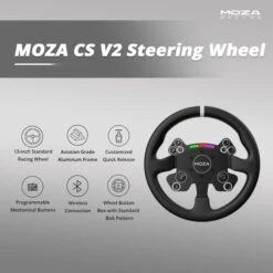 MOZA CS V2 Steering Wheel, Lenkrad -Asus || HP || Digitus Verkäufe MOZA CS V2 Steering Wheel Lenkrad@@1912672 3