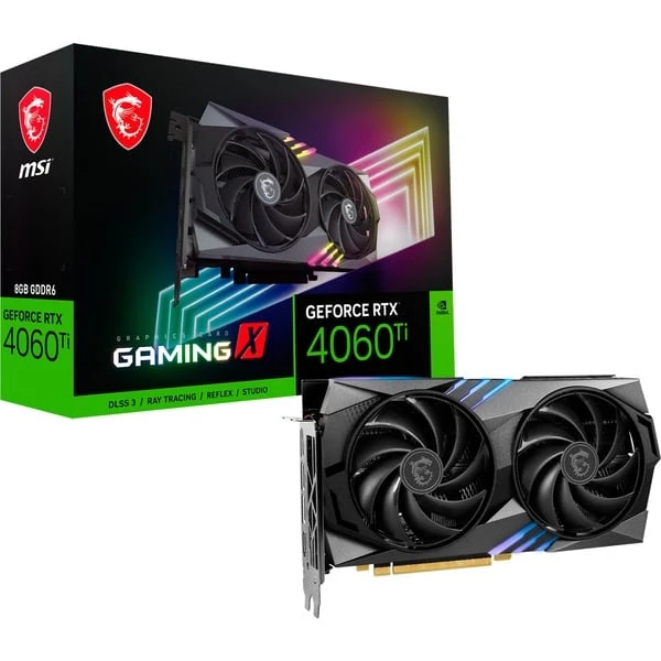 MSI GeForce RTX 4060 Ti GAMING X 8G, Grafikkarte 3 MSI GeForce RTX 4060 Ti GAMING X 8G, Grafikkarte