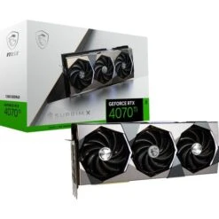 MSI GeForce RTX 4070 Ti SUPRIM X, Grafikkarte